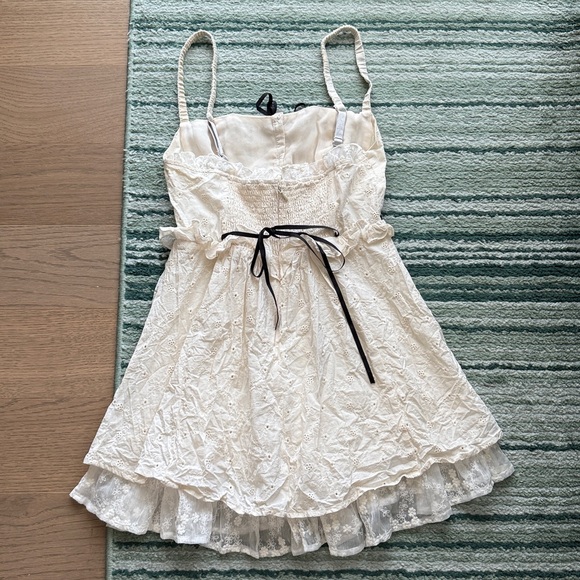 🆕 For Love & Lemons Sora eyelet mini dress - Picture 3 of 7